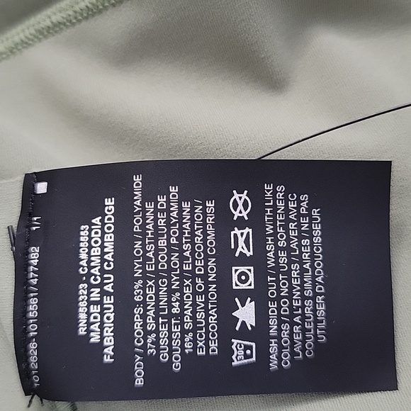 NIKE NWT OIL GREEN ZENVY 8" HIGHRISE SHORTS WMS - Picture 8 of 10